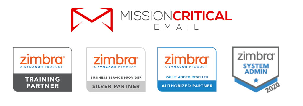 mission critical email zimbra logos